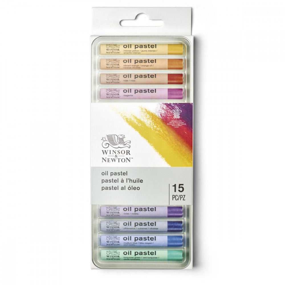Estojo Pastel Oleoso Winsor & Newton 15 Cores